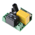 Pikkukuva 4 / 11: 433 MHz RF-kaukosäädin DC 12V 10A 1CH releen vastaanottimelle universaaliin autotalliin/oveen/LED-valoon/tuulettimeen/signaalinsiirtoon null - 2