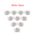 Miniatyrbillede 1 af 5: 10/50 stk. Bordtennisbold 3 stjerner Konkurrencetræningsbolde P Hvid 10STK White 10PCS