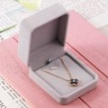 Miniatyrbild 3 av 4: Sammetshängelåda Klassisk Örhängefodral Case Halsband Presentask för Årsdagar Bröllop