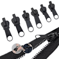 Miniatyrbild 2 av 8: 12st 3 storlekar Universal Instant Fix Zipper Repair Kit Replaceme Coffee onesize Coffee onesize