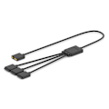Pikkukuva 1 / 5: 1-3 RGB-jakaja ARGB 5V 3-nastainen jatkokaapeliadapter 30cm LED-valaistus PC-nauha Synkronointikaapeli