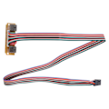 Miniatyrbillede 3 af 9: USB PC-computer til kabinet 6CM frontpanel USB-lydport mikrofon hovedtelefonkabel Compu