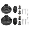 Miniatyrbillede 2 af 5: 1 par kajak kapel monteringsbas hardware kit til båd kano markise markise