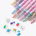 Miniatyrbilde 3 av 8: Neglekunst Graffiti Pen UV Gel Polish Vanntett Tegning Maleri Sølv one size Silver one size