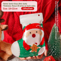 Miniatyrbilde 1 av 7: 10 stk tykke plast julegave Ziplock pakkepose gjenlukkbar A5 one size A5 one size