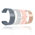 Miniatyrbilde 2 av 7: 18 mm 20 mm 22 mm metallrem for Garmin Vivoactive 3 4 4s Band Watch Venu 2 2s SQ Forerunner 645 Armbånd Silikonløkke Nylon Håndled Nylon FlashBlue Nylon FlashBlue 18MM