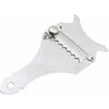 Miniatyrbillede 1 af 5: Tryffel Rivjern i Rustfrit Stål Handy Wave Cutter Razor Blade Chokoladeudstyr Ost Chokolade Rustfrit Stål 1 stk