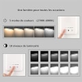 Miniatyrbild 2 av 5: LED-bordslampa Dimbar Touch Control Ögonskydd Med USB-port Silver