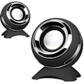 Miniatyrbilde 2 av 4: Datamaskin USB-strømdrevne høyttalere, Mini Desktop-høyttalere med Hifi-lyd, overlegen stereolyd, dobbelthorn