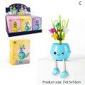 Miniatyrbild 1 av 8: Blommor Buketter Blommor Med Vas 3D Modell Heminredning Bui C one size C one size