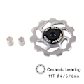 Miniatyrbilde 2 av 5: 11T aluminiumlegering 7075 forseglet lager for Jockey Wheel Bakre remskivehjul for Shimano Sram Bakre derailleur Etc Svart