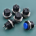 Miniatyrbilde 5 av 5: 16mm 12V-24V Vanntett Bil LED Power Push Button Momentary Swi 4 4