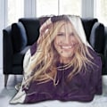 Miniatyrbillede 1 af 5: Julia Roberts filt Ultra blød flanelstæppe 3d- print Plysset plysstæppe Sengdekoration Sengetæppe til stuen Soveværelsesdekoration 50x40in 125x100cm