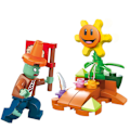 Miniatyrbillede 2 af 5: Planter vs. Puppet Zombies 8-i-1 Byggeleksagsmodel