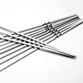 Miniatyrbilde 5 av 5: Grillspyd i rustfritt stål - Grillspyd - Kebab - BBQ - Kjøkken - Enl Silver - 10 STK