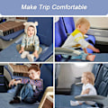 Miniatyrbild 6 av 8: Resebädd för barn, Flygplansäng, Babysäng, Bärbar resesäng, Fotstöd, Blå A6 Blue A6