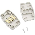 Miniatyrbilde 2 av 5: 2 stk Elektrisk koblingsboks 3-polet koblingsboks for elektrisk kabel - Hvit