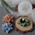 Miniatyrbilde 3 av 5: Kreativ blomst lysstøping DIY-form for håndlaget DIY-form