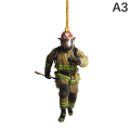 Pikkukuva 1 / 8: Brandman Bil Hänge Brandman Ornament Bil Backspegel A3 onesize A3 onesize
