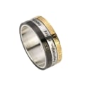 Miniatyrbild 1 av 4: Exquisite Herrring Trefärgad rotation Slitstark multifunktionell unik fingerring för arbete US 8