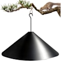 Pikkukuva 1 / 5: Oravan Baffel Bird Feeder Splitsad Squirrel Baffel Stängsel Fågelmatare Cover (18 tum)