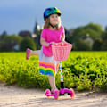 Miniatyrbillede 3 af 5: Cykelkurv til 12-16 tommer børnecykel, balancecykel, trehjulede cykler
