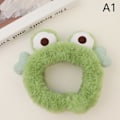 Miniatyrbilde 1 av 5: Herlige Frog Eyes Hodebånd Myk plysj innpakket for kvinner Vask F A1