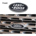 Pikkukuva 4 / 5: 2kpl Passar Land Rover Grille Badge Takaluukku Oval Badge Tarra, Sopii Land Rover Range Rover Badge Nimikyltti (musta)