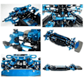 Miniatyrbilde 3 av 3: 2 stk metall batteriplatefeste for Tamiya TT-02 TT02 1/10 RC bil, 2