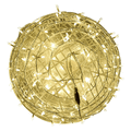 Miniatyrbillede 1 af 5: Led-kugle slips-lys, hængende udendørslamper, landskabsbelysning sepak takraw-trælamper, regntæt jernram lyskugle (200MM),