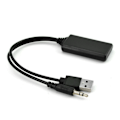 Miniatyrbillede 3 af 5: Bluetooth-kompatibelt modul Trådløs til lydindgang Musikafspiller Kabeladapter USB+DC-modtager Stereonavigationsradio