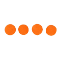 Miniatyrbilde 3 av 5: 30st/lot Karpfiskeskum Pop Up Mjuka Pellets Beten Flytande lockbete (orange 12mm)