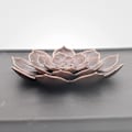 Miniatyrbillede 3 af 3: 4 stk. Lotus røgelseholder, askefanger, Lotus røgelsesskål, til pinde røgelse Lotus Leaf røgelsesskål tilbehør