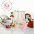 Pikkukuva 2 / 4: 1 Set Docksoffa Soffa Modell Miniatyr Möbler Miniatyr Dekoration Barn Låtsaslek Leksak Rosa 7,7x6,5cm