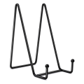 Miniatyrbilde 4 av 11: Sklisikker metallramholderstativ Svart plateholder Staffeli Display for foto, kokebøker, plater, gaver til kvinner menn 6 tommer