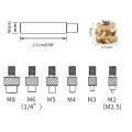 Miniatyrbilde 3 av 6: Loddebolter for 3D-printer lodding, loddebolt, innsatsmutter