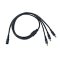 Miniatyrbillede 1 af 5: Power Splitter-kabel 1 hun til 2/3/4/5/8/10 han DC5,5 mm x 2,1 mm splitterforlængerkabel til CCTV-sikkerhedskamera One for three