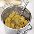 Miniatyrbillede 3 af 5: Kartoffelmoser i rustfrit stål, bølget kartoffelmoser, kartoffelpresser, kartoffelpresser, kartoffelpresser, køkkenredskaber