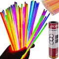 Pikkukuva 1 / 11: 100 kpl - Itsevalaisevat Glowsticks - Rannekorut multifärg multicolor