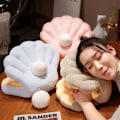 Miniatyrbillede 4 af 5: Sød Conch Shell Sovepude Plysjlegetøj Blød Fyldt Pilgrimsmusling Sofa Stol Pude Kreative Dukkelegetøj til Børn Piger Kontor Deco Gul