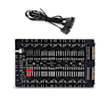 Miniatyrbillede 1 af 5: Moderkort 4 Pin PWM Køler Fan Hub Splitter 16 Way Extension SATA Power Port
