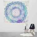 Pikkukuva 2 / 5: Intialainen gobeliini Mandala Hippie Bohemian seinävaate Peitto Heitä Dorm Decor Hasaki