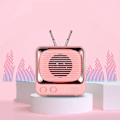 Pikkukuva 2 / 5: Suloinen mini kannettava Bluetooth-kaiutin (vaaleanpunainen)