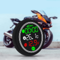 Miniatyrbilde 2 av 10: 4-i-1 Timer, Tid, Termometer og Voltmeter for 12V Motorsykkel - Lufttemperatur