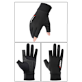 Pikkukuva 7 / 8: Läckage Två-Finger Handskar Sommar Tunna Andas Anti-Wear Spor black B black B