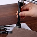 Miniatyrbild 3 av 4: 4st Handtag halkfri läder konstläder carving läder verktyg tanddelning 4 mm