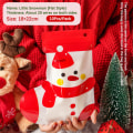 Miniatyrbilde 1 av 8: 10 stk tykke plast julegave Ziplock pakkepose gjenlukkbar A7 one size A7 one size