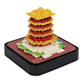 Miniatyrbillede 4 af 8: Skrivebords kalender med LED-lamper 5 one size 5 one size