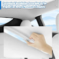 Pikkukuva 6 / 11: Auringonsuojat Teslan Model 3 Auringonkatolle Highland 2024 Model Y 2021-23 Jääkangas Solki Auringon Varjo Lasin Etu Taka Kattoluukku Tarvike gray Model Y