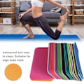 Pikkukuva 3 / 5: 1. Yogamatto Knäskydd Halkfri Fuktbeständig Yogamatta Cus Multi-colorB M
